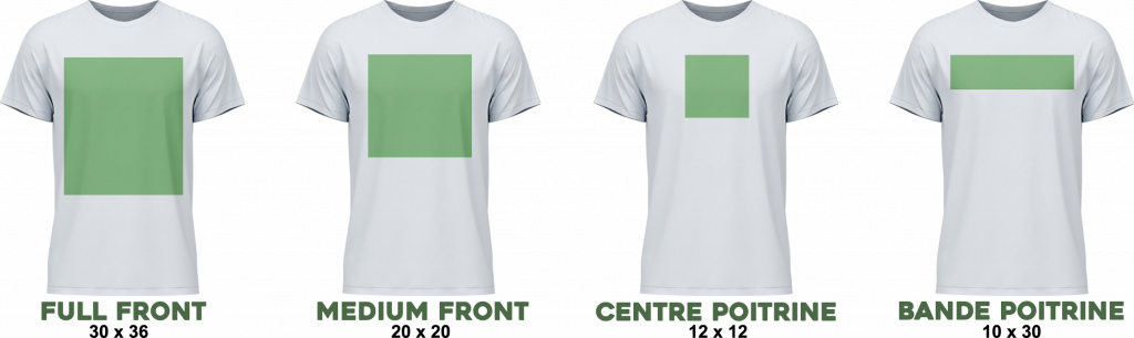 Guide emplacement logo T-shirt Seven Impressions